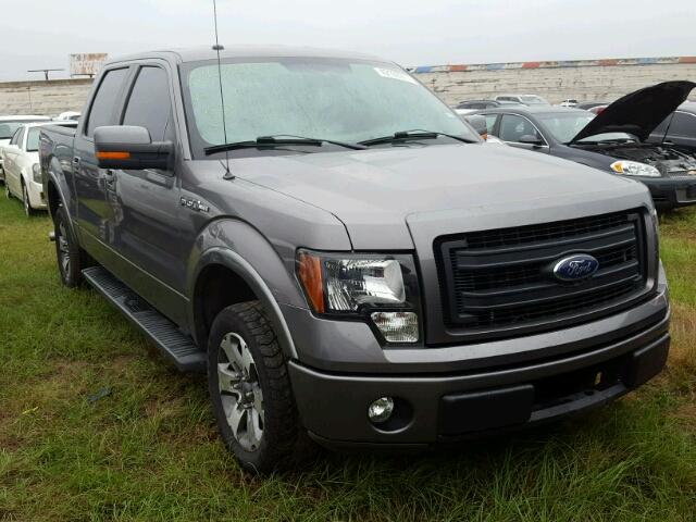 1FTFW1CF9EKD30410 - 2014 FORD F150 GRAY photo 1