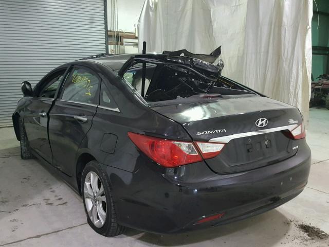 5NPEC4AC3BH244177 - 2011 HYUNDAI SONATA SE BLACK photo 3