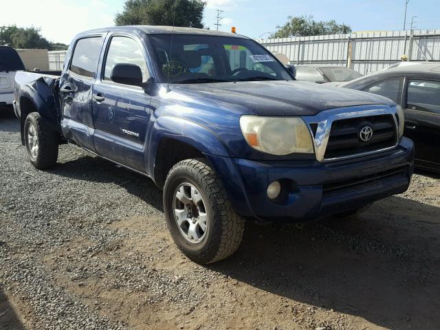 5TEKU72NX7Z371577 - 2007 TOYOTA TACOMA DOU BLUE photo 1