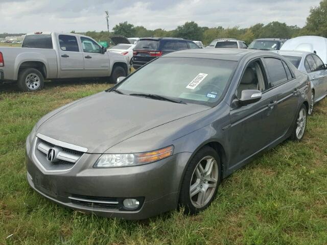 19UUA66237A044316 - 2007 ACURA TL GRAY photo 2