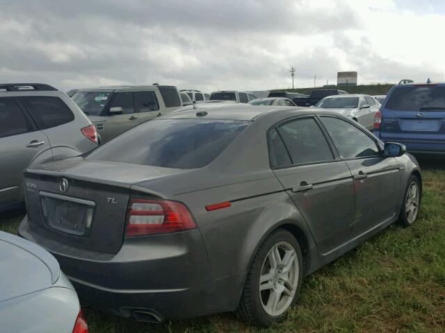 19UUA66237A044316 - 2007 ACURA TL GRAY photo 4