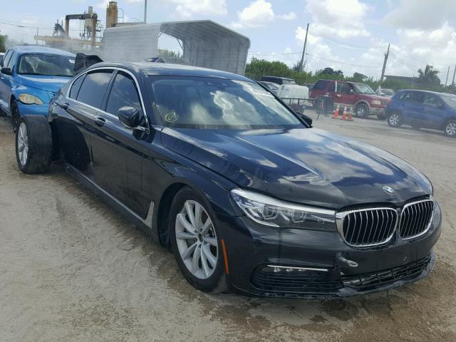 WBA7E2C58JG742249 - 2018 BMW 740 I BLACK photo 1