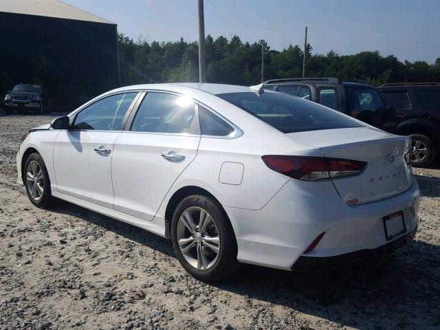 5NPE34AF1JH666523 - 2018 HYUNDAI SONATA SPO WHITE photo 3