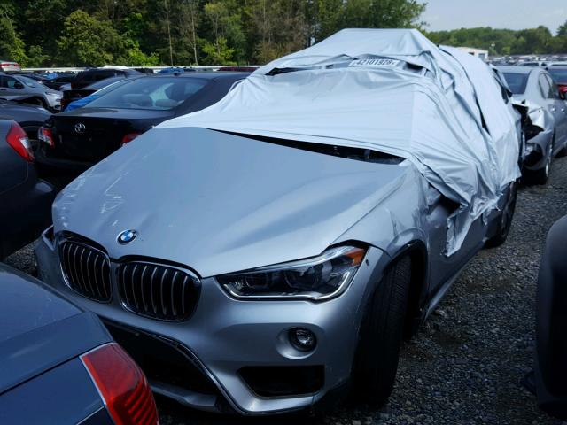 WBXHT3Z39H4A56344 - 2017 BMW X1 XDRIVE2 SILVER photo 2