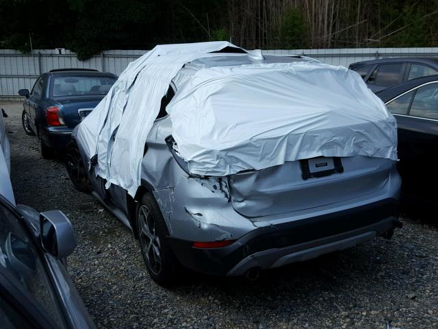 WBXHT3Z39H4A56344 - 2017 BMW X1 XDRIVE2 SILVER photo 3