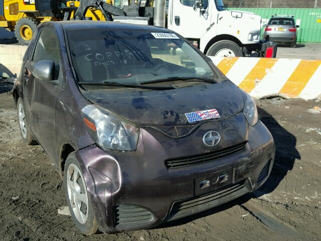 JTNJJXB09CJ019115 - 2012 TOYOTA SCION IQ BLACK photo 1