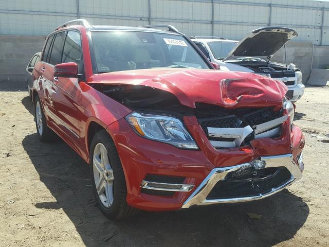 WDCGG0EB8FG417140 - 2015 MERCEDES-BENZ GLK 250 BL RED photo 1