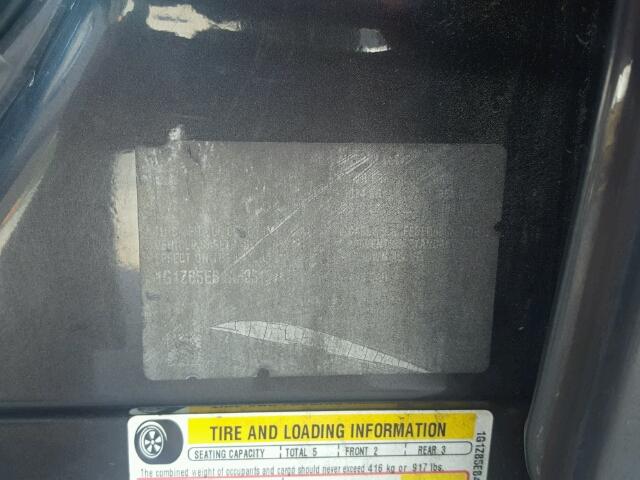 1G1ZB5EB4AF231676 - 2010 CHEVROLET MALIBU LS ნაცრისფერი ფოტო 10