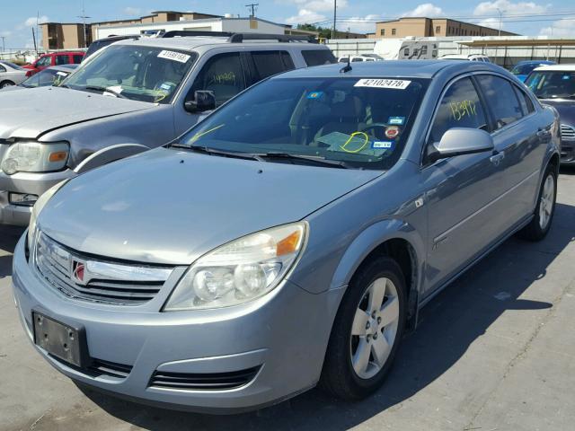 1G8ZR575X7F312257 - 2007 SATURN AURA GREEN GRAY photo 2