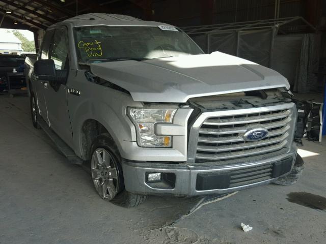 1FTEW1CF8GKF39460 - 2016 FORD F150 SUPER SILVER photo 1