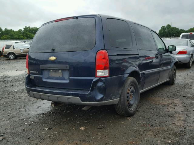 1GNDV23137D179406 - 2007 CHEVROLET UPLANDER L BLUE photo 4