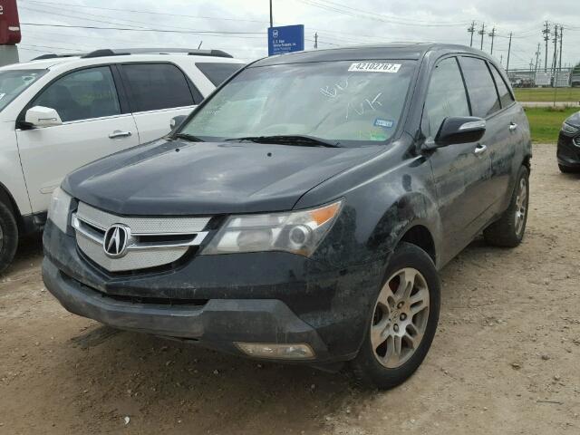 2HNYD28308H510688 - 2008 ACURA MDX TECHNO BLACK photo 2