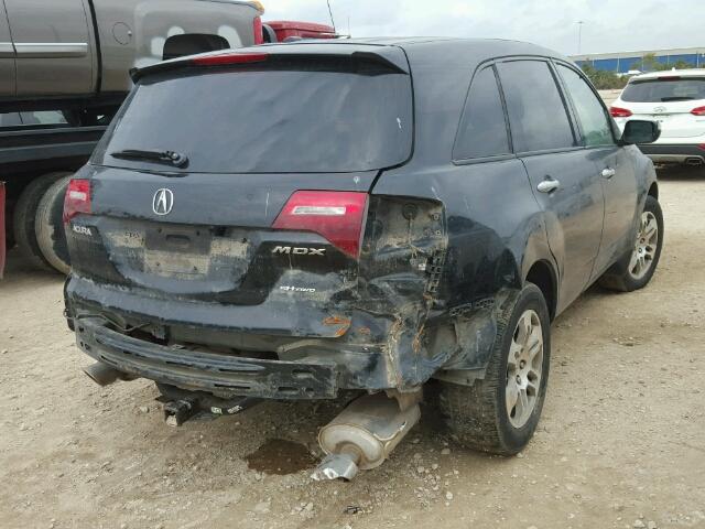 2HNYD28308H510688 - 2008 ACURA MDX TECHNO BLACK photo 4