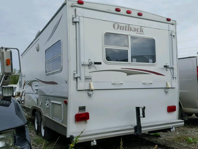 4YDT23R276G917916 - 2006 KEYSTONE OUTBACK WHITE photo 3