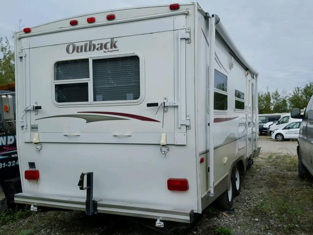 4YDT23R276G917916 - 2006 KEYSTONE OUTBACK WHITE photo 4