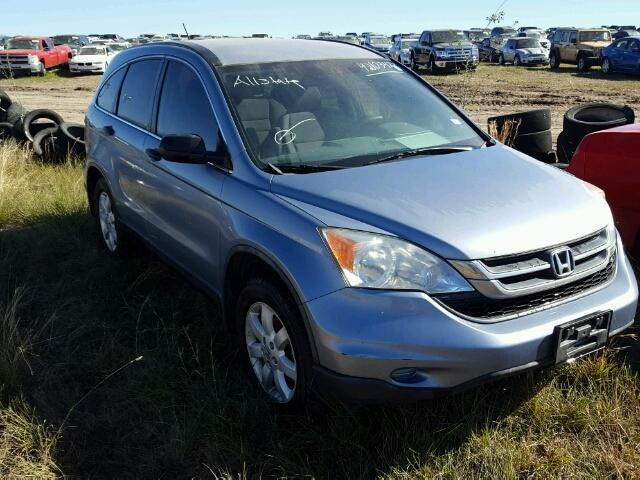 5J6RE3H4XBL034430 - 2011 HONDA CR-V BLUE photo 1