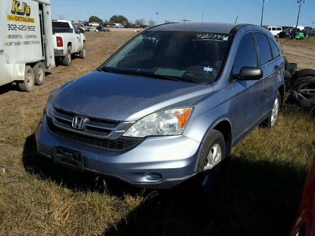 5J6RE3H4XBL034430 - 2011 HONDA CR-V BLUE photo 2