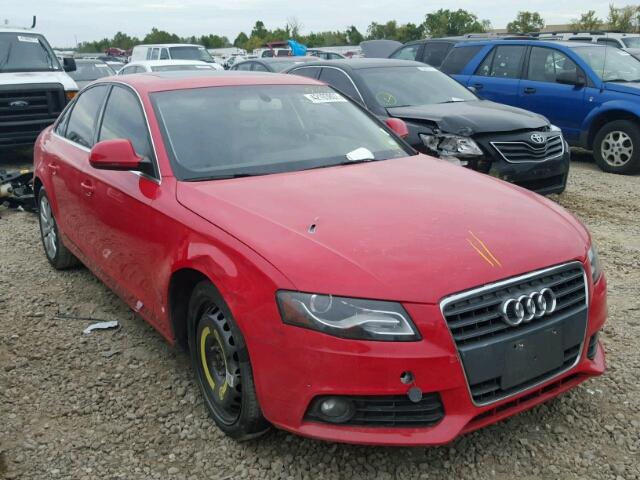 WAUCF78K09N047844 - 2009 AUDI A4 PREMIUM RED photo 1