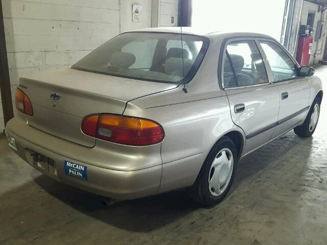 1Y1SK52811Z430602 - 2001 CHEVROLET GEO PRIZM TAN photo 4