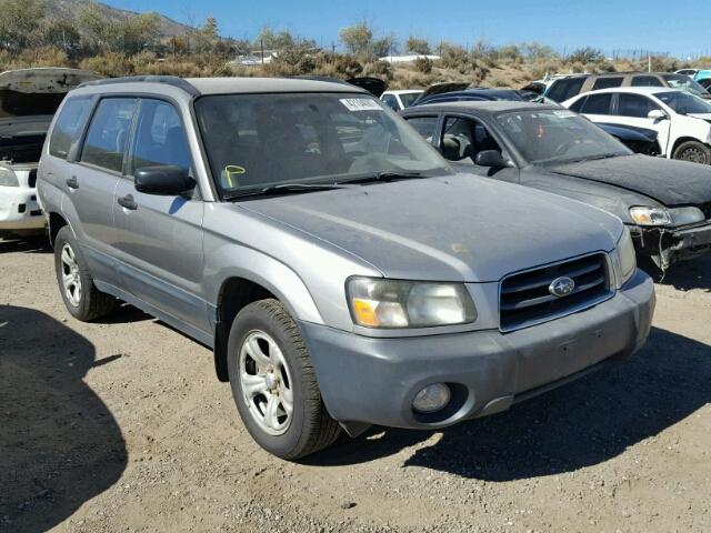 JF1SG63615H736919 - 2005 SUBARU FORESTER 2 SILVER photo 1