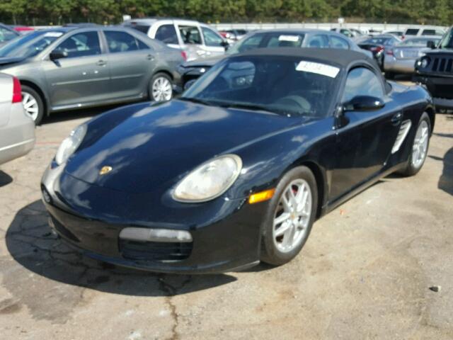 WP0CA29848U712109 - 2008 PORSCHE BOXSTER BLACK photo 2