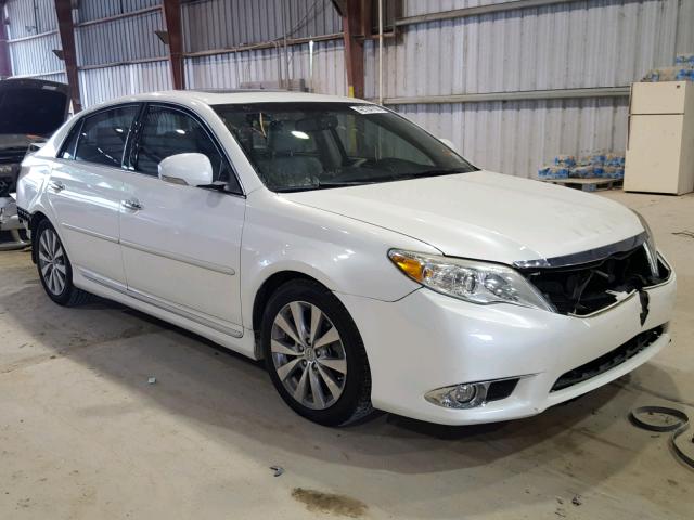 4T1BK3DB5BU409344 - 2011 TOYOTA AVALON BAS WHITE photo 1