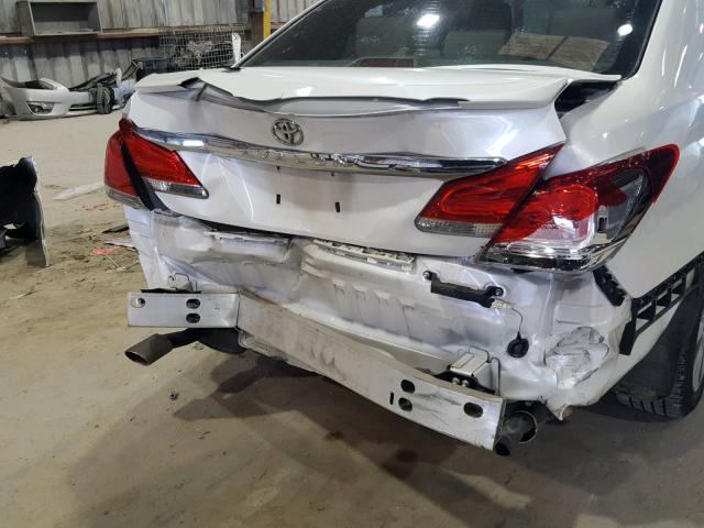 4T1BK3DB5BU409344 - 2011 TOYOTA AVALON BAS WHITE photo 9