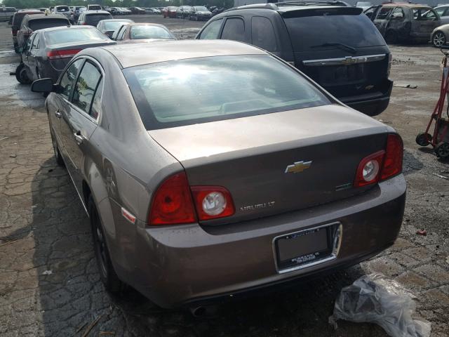 1G1ZC5E03AF320120 - 2010 CHEVROLET MALIBU 1LT ნაცრისფერი ფოტო 3