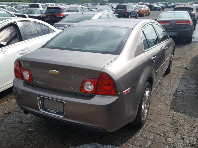 1G1ZC5E03AF320120 - 2010 CHEVROLET MALIBU 1LT ნაცრისფერი ფოტო 4