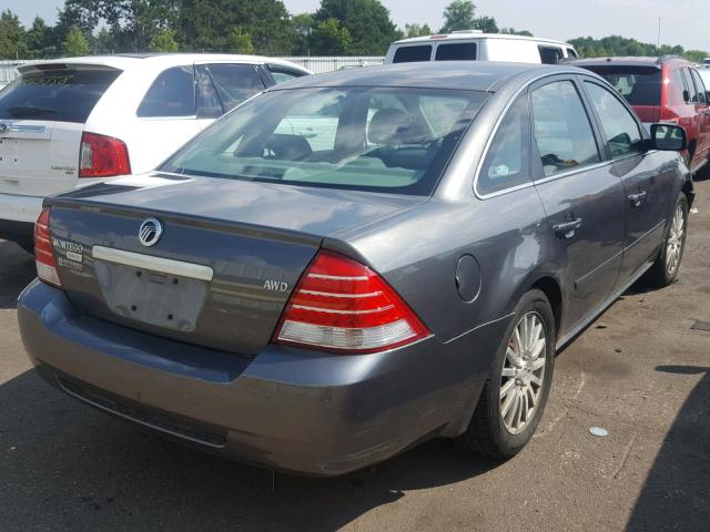 1MEFM43105G603599 - 2005 MERCURY MONTEGO PR GRAY photo 4