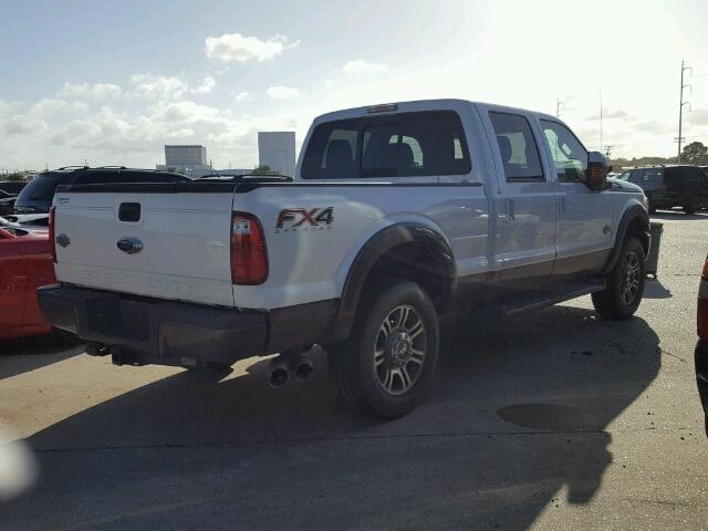 1FT7W2BT4GEB48424 - 2016 FORD F250 SUPER WHITE photo 4