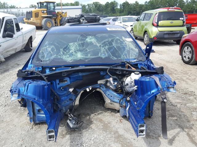 1G1FK1R68J0145279 - 2018 CHEVROLET CAMARO ZL1 蓝色 照片 10