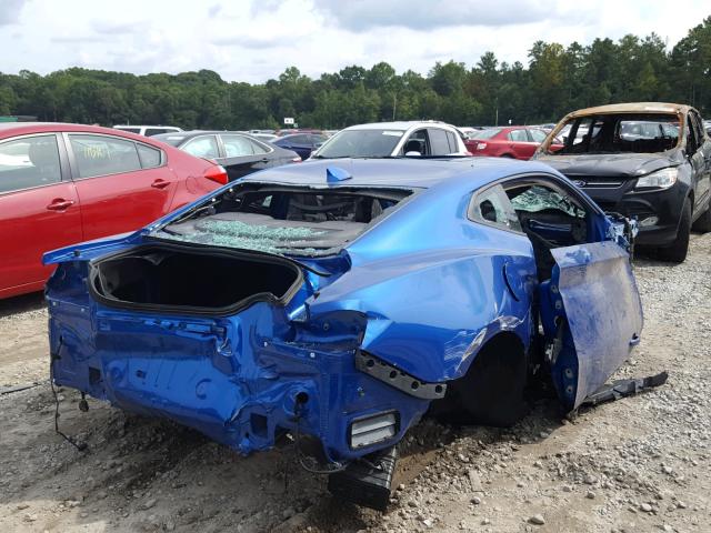 1G1FK1R68J0145279 - 2018 CHEVROLET CAMARO ZL1 蓝色 照片 4