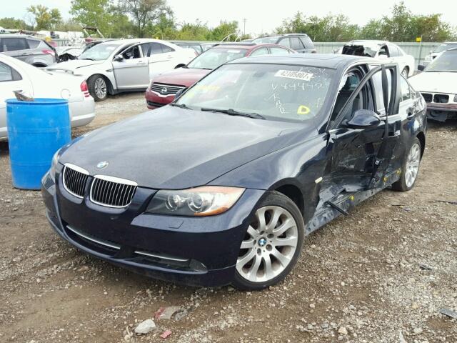 WBAVD53538A284497 - 2008 BMW 335 XI BLUE photo 2