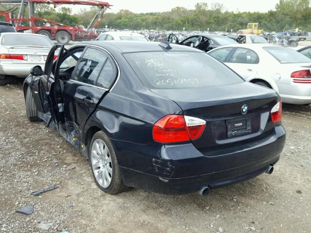 WBAVD53538A284497 - 2008 BMW 335 XI BLUE photo 3