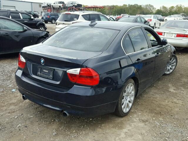 WBAVD53538A284497 - 2008 BMW 335 XI BLUE photo 4