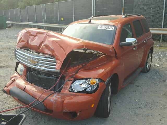 3GNDA53P78S629125 - 2008 CHEVROLET HHR LT ORANGE photo 2