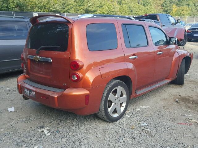 3GNDA53P78S629125 - 2008 CHEVROLET HHR LT ORANGE photo 4