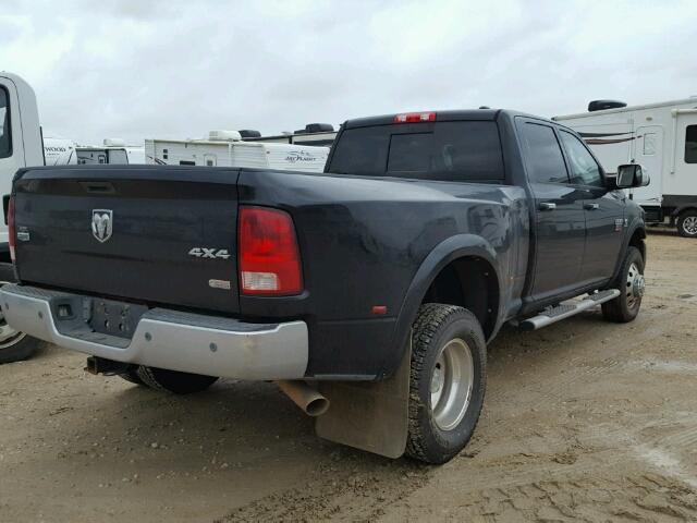 3C63DRJL5CG258293 - 2012 DODGE RAM 3500 L BLACK photo 4