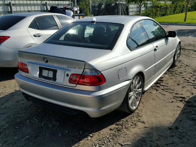 WBABD53496PL18057 - 2006 BMW 330 CI SILVER photo 4