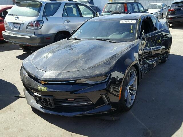 1G1FB1RX5G0169850 - 2016 CHEVROLET CAMARO BLACK photo 2