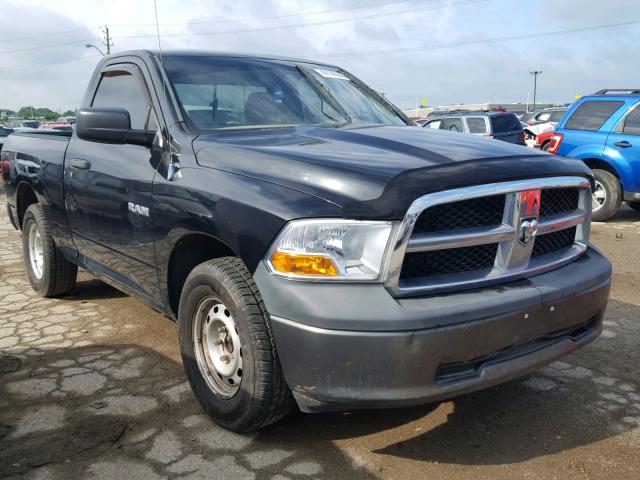 1D3HB16P99J510384 - 2009 DODGE RAM 1500 BLACK photo 1