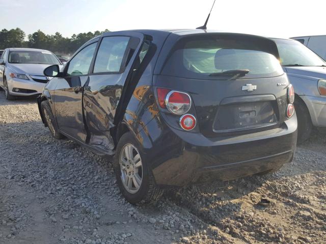 1G1JB6SH3C4157631 - 2012 CHEVROLET SONIC LS 黑色 照片 3