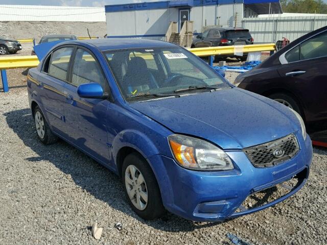 KNADH4A30A6670640 - 2010 KIA RIO BLUE photo 1