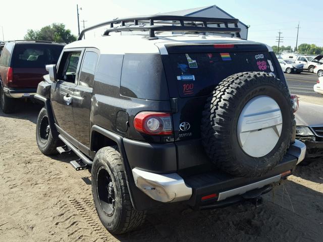 JTEBU4BF4CK133726 - 2012 TOYOTA FJ CRUISER BLACK photo 3