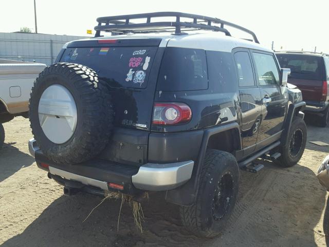 JTEBU4BF4CK133726 - 2012 TOYOTA FJ CRUISER BLACK photo 4