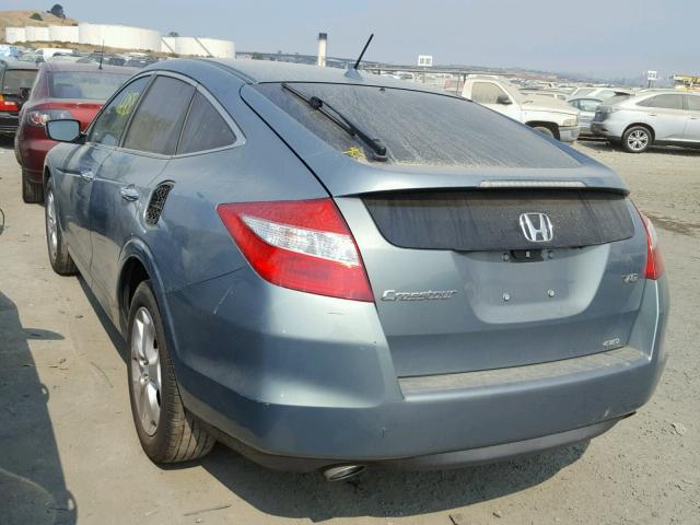 5J6TF2H52CL005138 - 2012 HONDA CROSSTOUR TURQUOISE photo 3