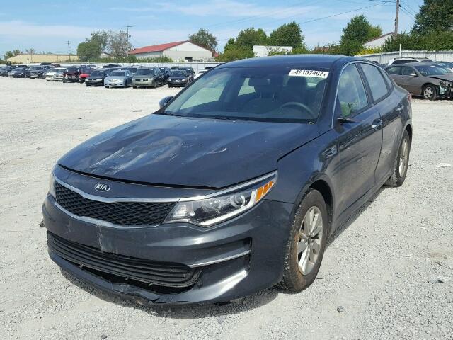 KNAGT4L33G5070184 - 2016 KIA OPTIMA LX CHARCOAL photo 2