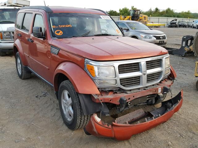 1D8GU28K59W511025 - 2009 DODGE NITRO SE ORANGE photo 1