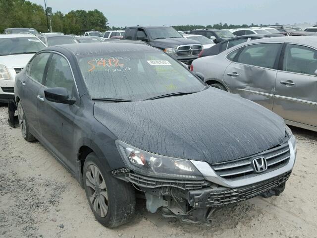 1HGCR2F3XDA239265 - 2013 HONDA ACCORD LX BLACK photo 1